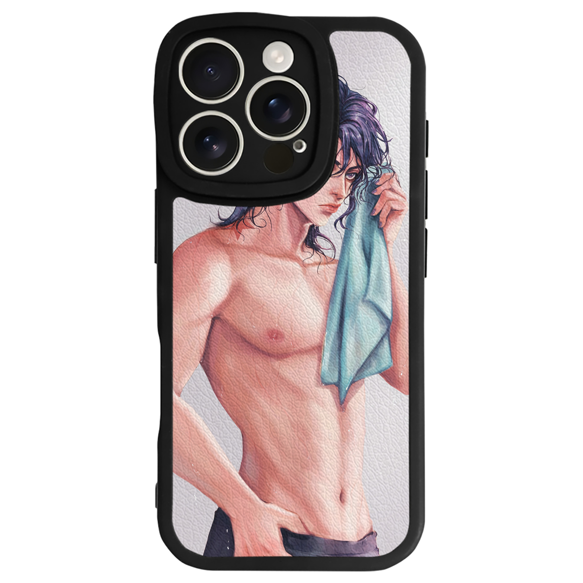 （画像用） ジョジョの奇妙な冒険 JoJo's Bizarre Adventure 【iPhone 16シリーズ対応】シリコンスマホケース（レザー調） 材質：シリコン